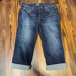 JAG Jeans Ruby Mid-Rise Straight Cropped Length Size 12